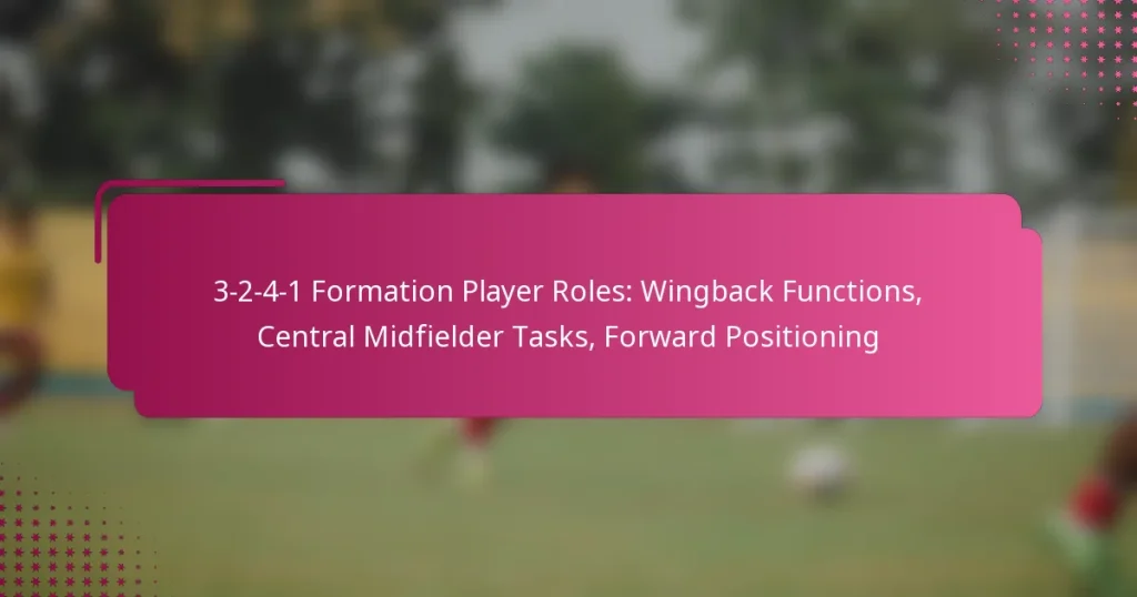 3-2-4-1 Formation Player Roles: Wingback Functions, Central Midfielder Tasks, Forward Positioning
