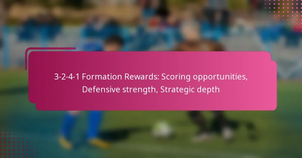 3-2-4-1 Formation Rewards: Scoring opportunities, Defensive strength, Strategic depth