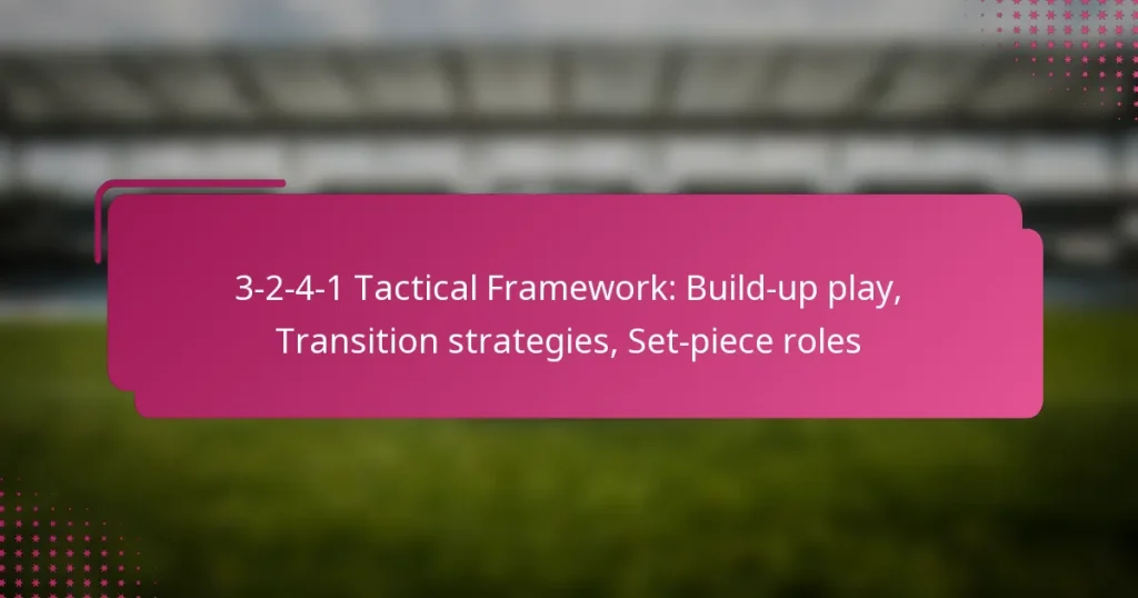 3-2-4-1 Tactical Framework: Build-up play, Transition strategies, Set-piece roles