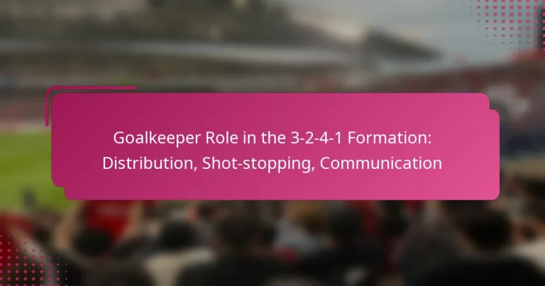 Goalkeeper Role in the 3-2-4-1 Formation: Distribution, Shot-stopping, Communication
