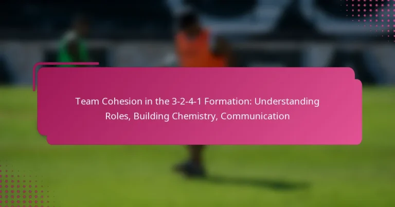 Team Cohesion in the 3-2-4-1 Formation: Understanding Roles, Building Chemistry, Communication