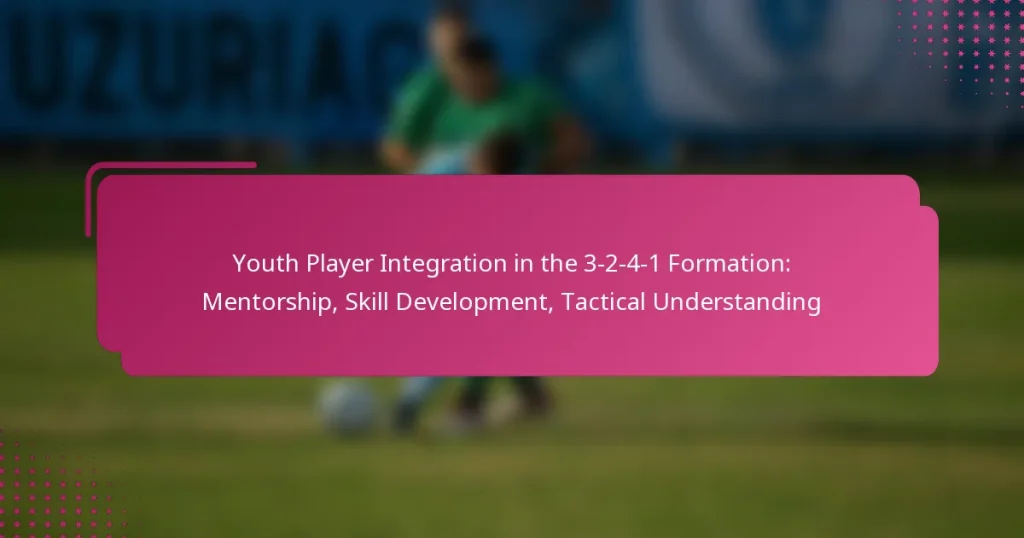 Youth Player Integration in the 3-2-4-1 Formation: Mentorship, Skill Development, Tactical Understanding