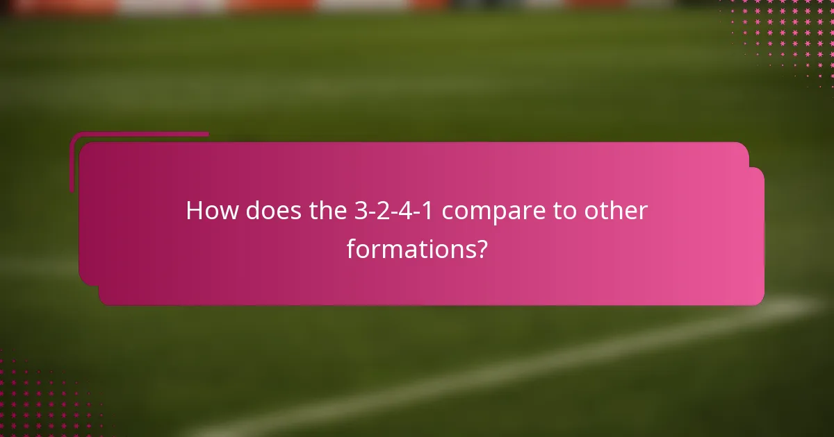 How does the 3-2-4-1 compare to other formations?